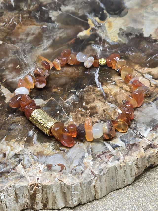 Bracelet Cornaline baroque 