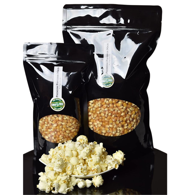 Premium Popcornmais 1 kg, große Flocken, GMO-frei