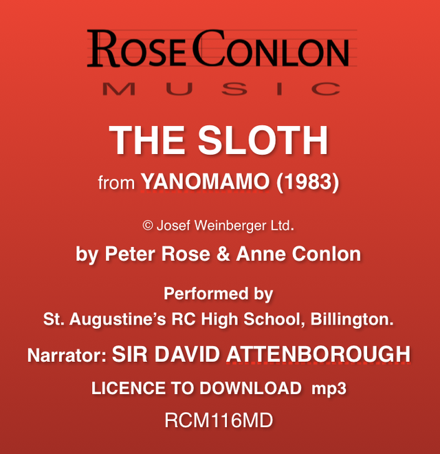 THE SLOTH RCM116MD (mp3) from Yanomamo 1983  by Peter Rose &amp; Anne Conlon