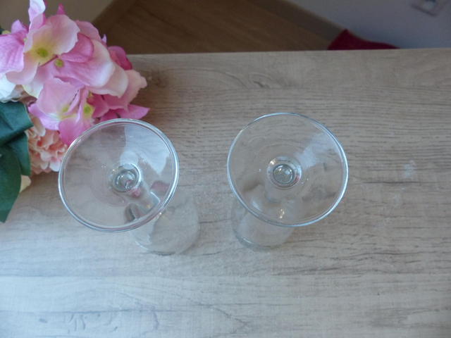 Paire de flûtes à champagne vintage Verres français gravés champagne - Cadeau romantique pour couple, fête anniversaire diner en amoureux