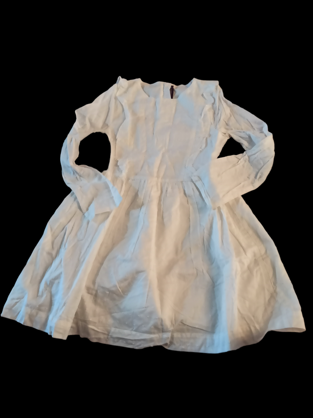 Robe manches longues blanche 8 ans (Sergent Major)