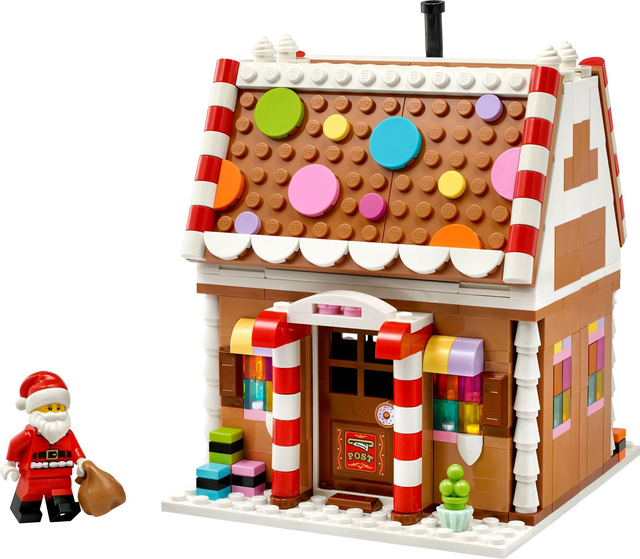 LEGO 40809 Weihnachtliches Lebkuchenhaus