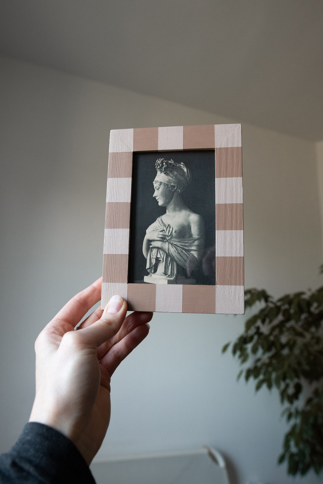 Marble Glitch 🤍 Cadre upcyclé