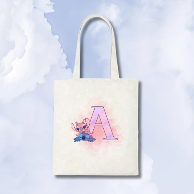 Tote bag Angel et Stitch 
