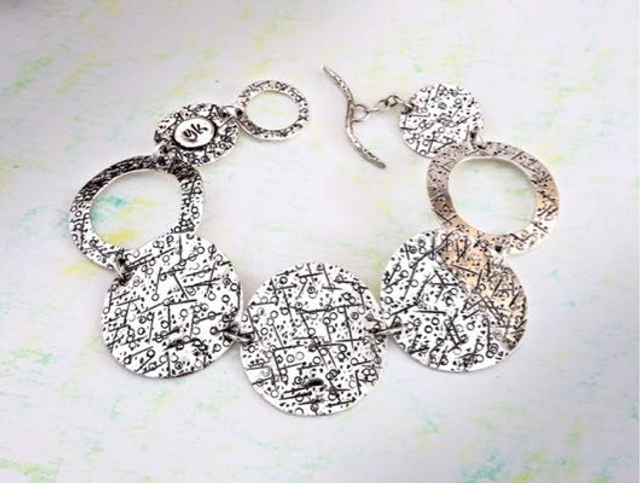 Pulsera en Plata de Ley Patrón