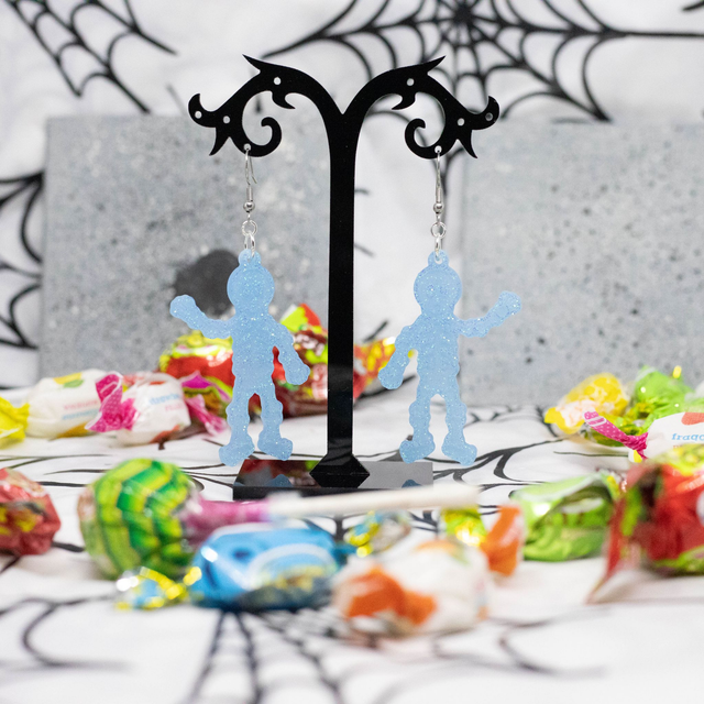 Boucles d'oreilles Squelette