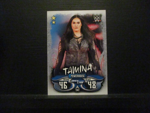 Tamina - Smackdown Live Slam Attax Live Original Trading Card #193