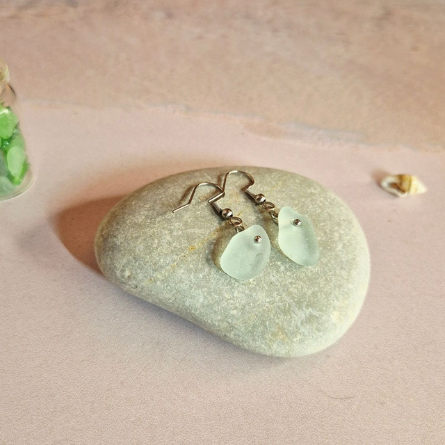 Boucles d'oreilles LAGUNA - Verre de mer - Ardore Marina, Calabre