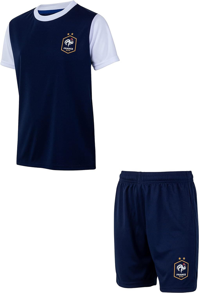Equipe de FRANCE de football Maillot Short Enfant Pogba FFF - Collection Officielle - 4 ans