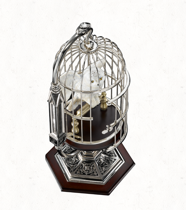 Hedwige miniature en cage - Harry potter