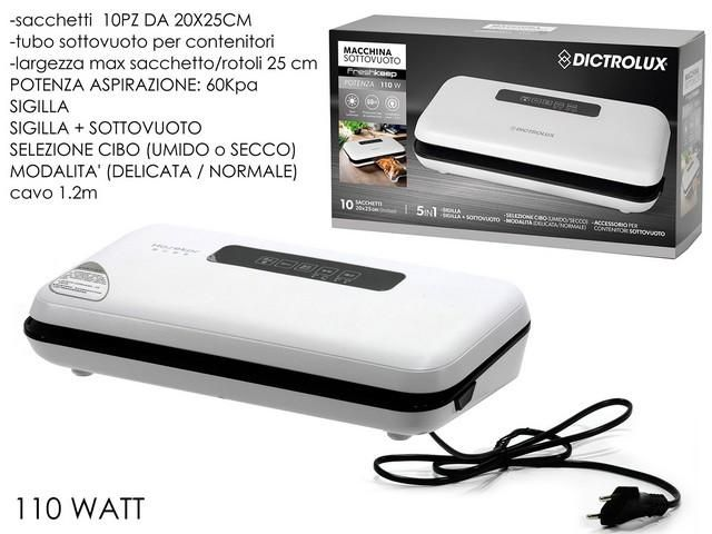 Dictro-lux Macchina Sottovuoto 4in1 Freshkeep 110w