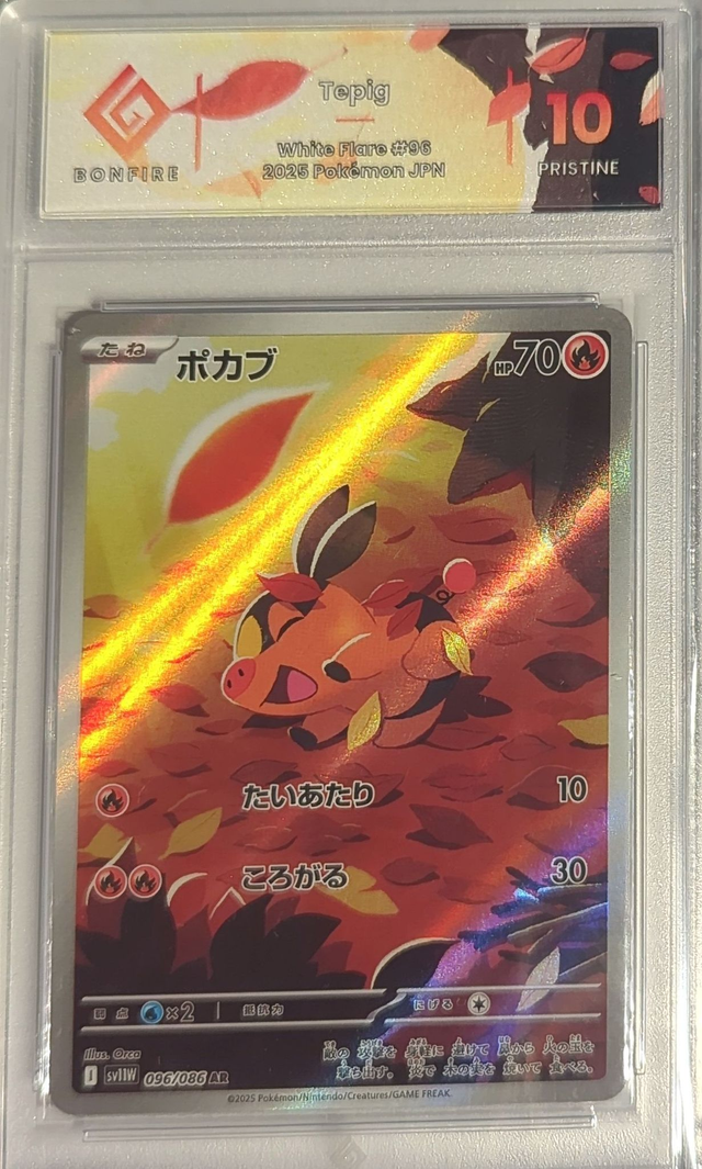 2025 Tepig White Flare #96 - Bonfire 10