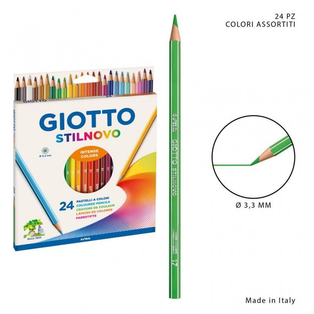 giotto pastelli stilnovo 24pz