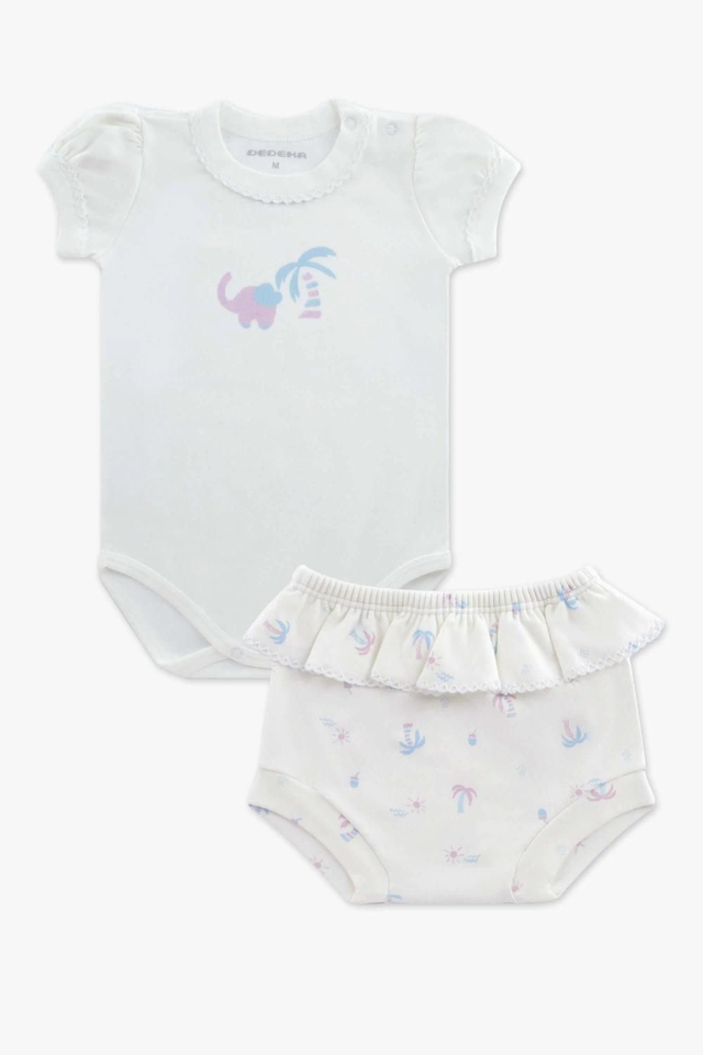 Conjunto Body e Calcinha Coqueiros 