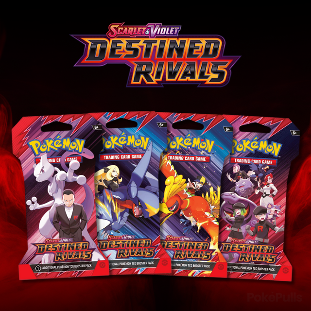 Pokémon TCG: SV10 Destined Rivals Sleeved Booster (julkaisu 30.5.2025)