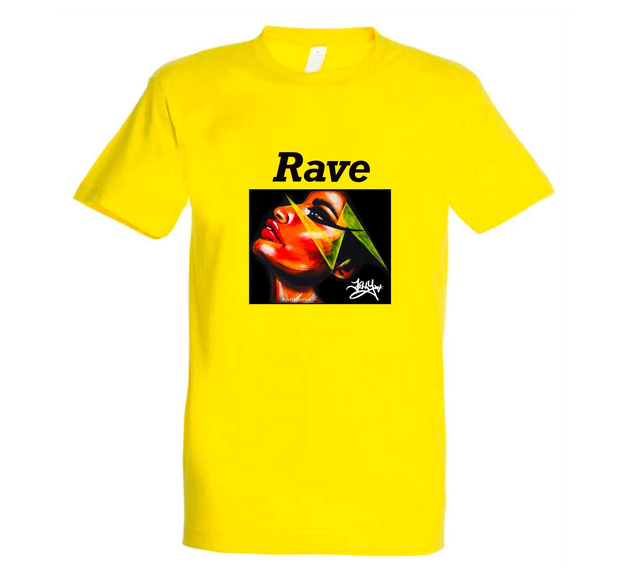 RAVE sustainable t-shirt Yellow
