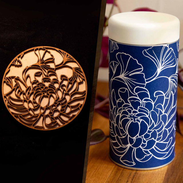 Pack complet dragon - Tasse, sous tasse + boîte à thé