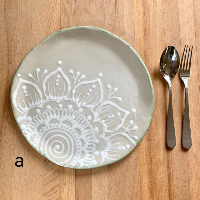 Handmade Dinner Plates, Large Plates