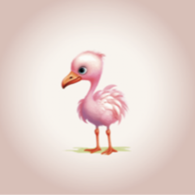 Jersey Panel 25x25 Flamingo 