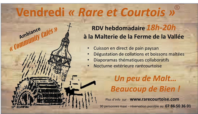Réservation "Vendredi Rare et Courtois"