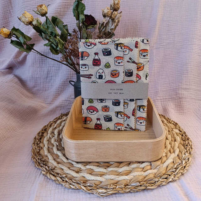 Trio Bee-Wraps Sushis