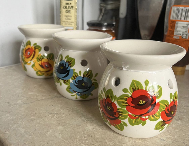 Hand Painted Oil Burner