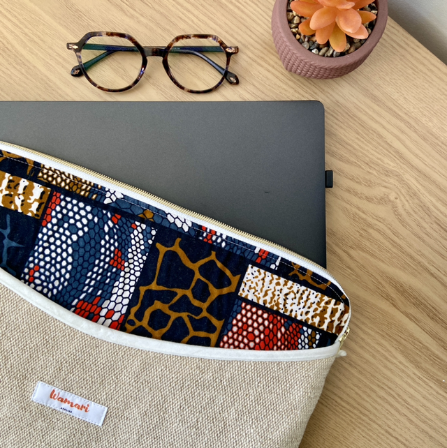 Pochette d'ordinateur 13' "Inspiration de la créatrice"