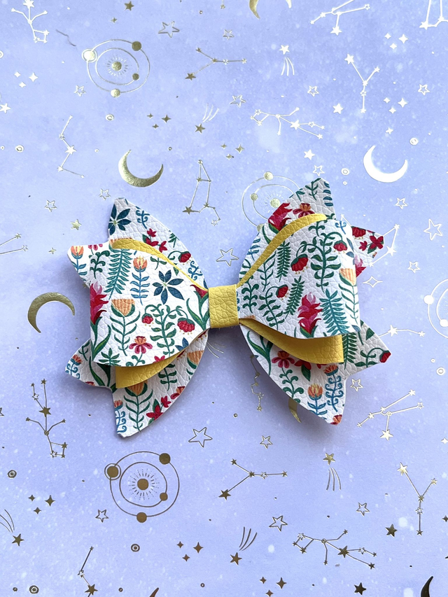 Wildflowers hair bow