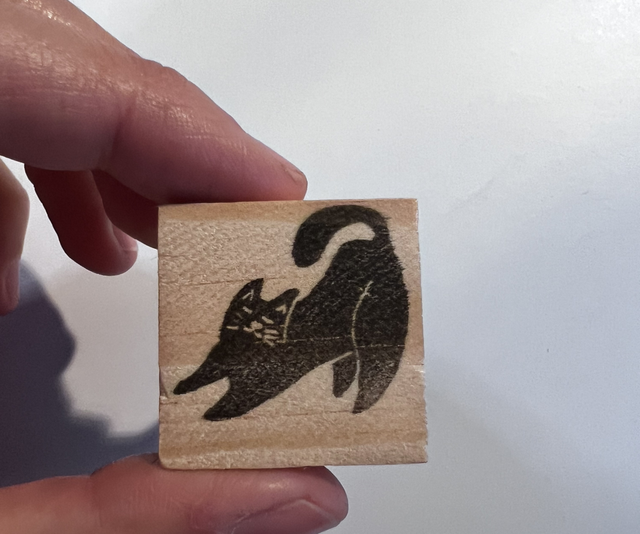 Tampon chat (Jour 10 - Stamp-Tober 2025)