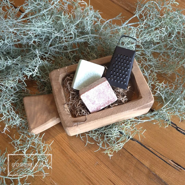 Kadosetje met houten bakje