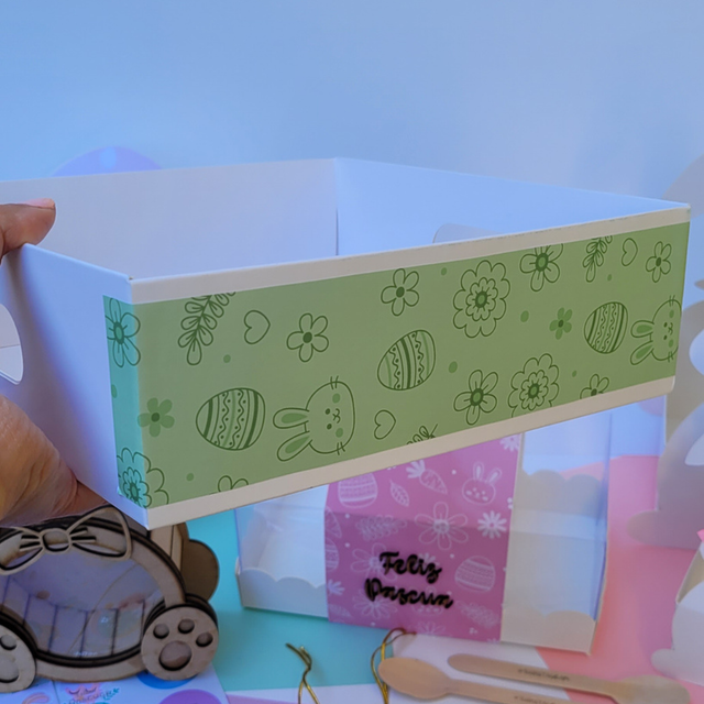 BANDEJA TEMATICA PASCUA 25X25X8 CM