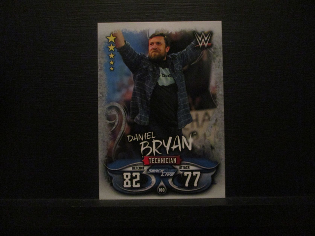 Daniel Bryan - Smackdown Live Slam Attax Live Original Trading Card #160