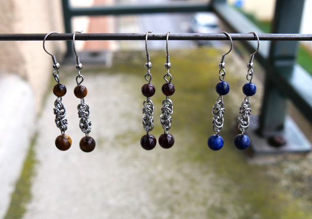 Boucles d'oreille byzantines