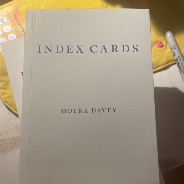 Index Cards Moyra Davey