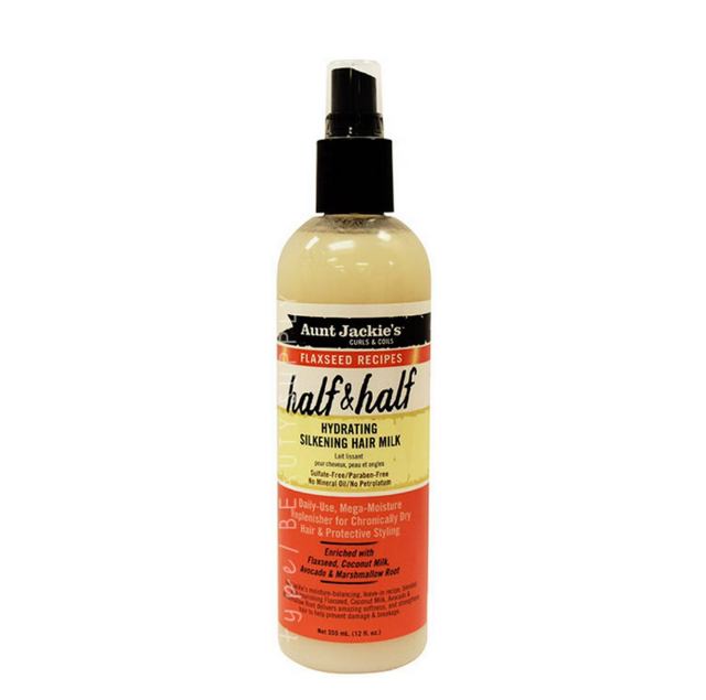 Aunt Jackie&#039;s Half &amp; Half Hydrating Silkening Hair Milk 12 oz