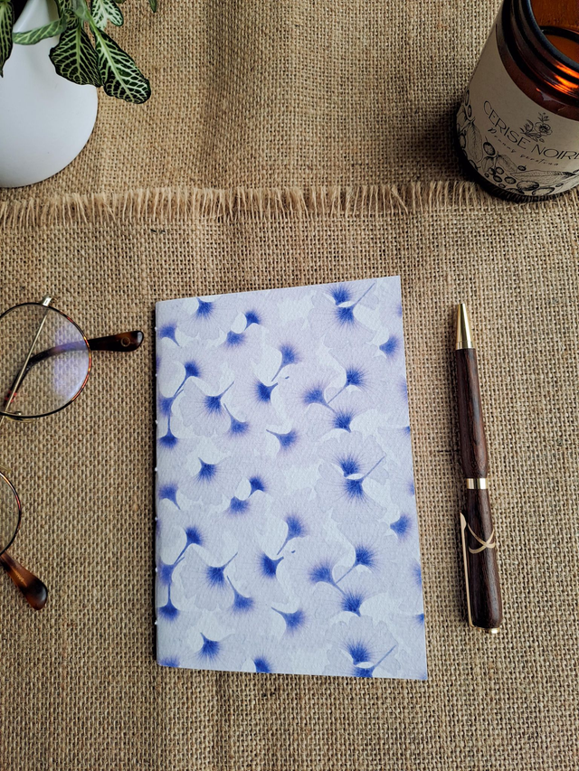 Carnet de notes Ginkgo violet