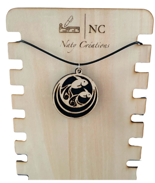 Collier signe astrologique - Poissons