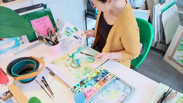 Découverte de l'aquarelle