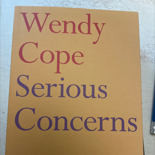 Serious Concerns Wendy Cope