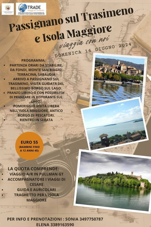PASSIGNANO SUL TRASIMENO E ISOLA MAGGIORE 