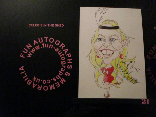 Nicole Faraday Limited Edition A4 Authentic Autographed Caricature (21)