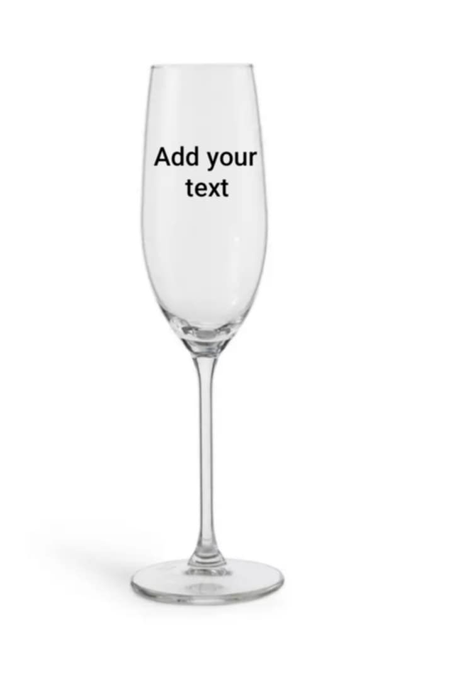 Personalised Champagne Flute