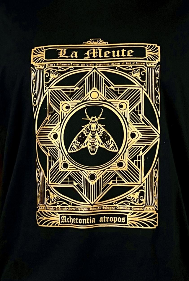 T-shirt Tank "Acherontia" Gold