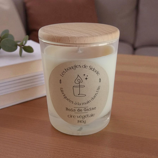 Bougie Bois de Gaiac