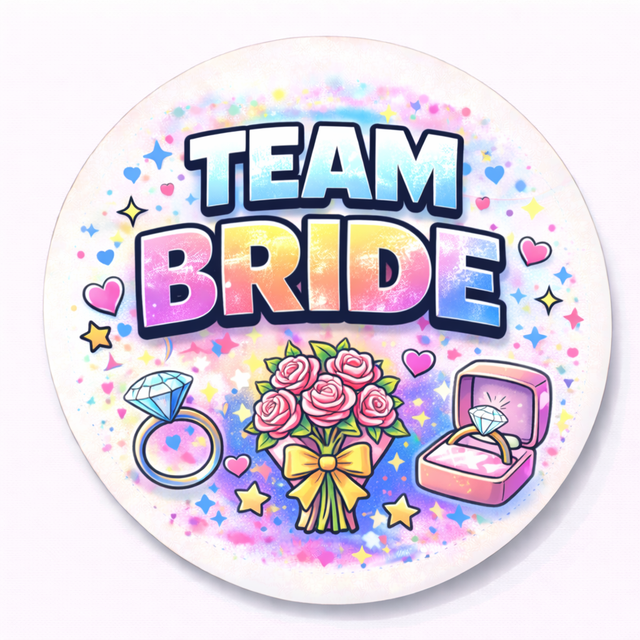Badge team bride 