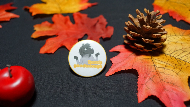 Badge de 37 mm tigoodenough 