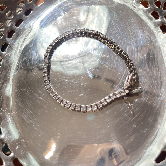 Tennis  Armband 925er Silber Zirkonien 