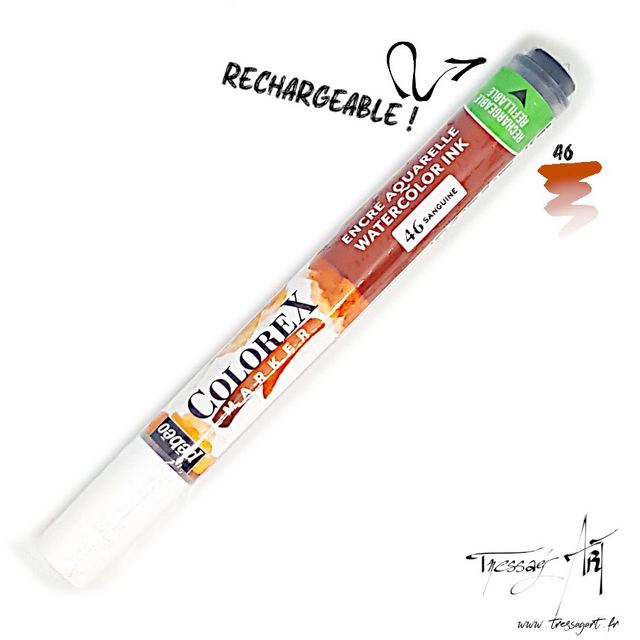 PEBEO - MARQUEUR AQUARELLE COLOREX - SANGUINE - PB010046