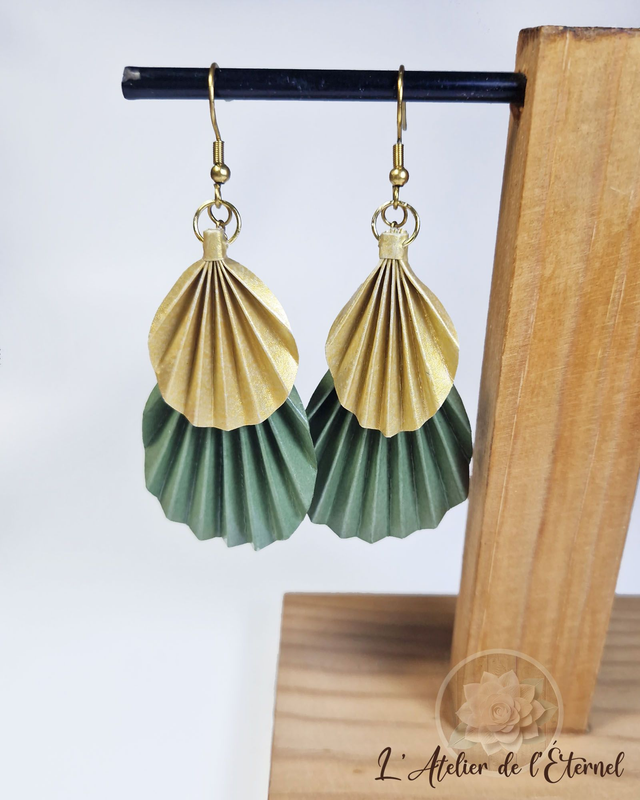 Boucles d'oreilles Licuala Royal