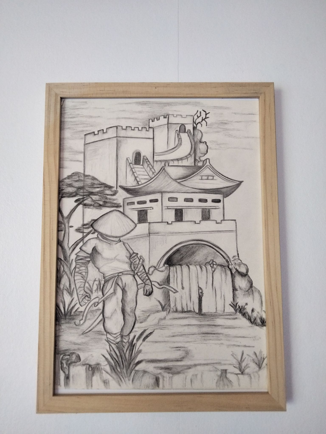 Paysage japonais format A4